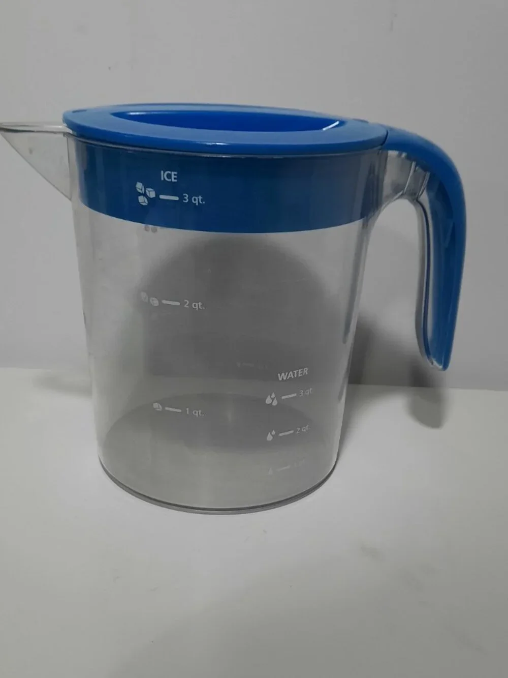Mr Coffee TM70 Iced Tea Maker 3 Qt Oval Pitcher Blue Lid Replacement Part